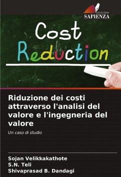 Cover Riduzione dei costi attraverso l'analisi del valore e l'ingegneria del valore