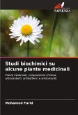Studi biochimici su alcune piante medicinali