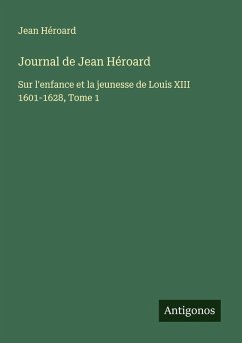 Cover Journal de Jean Héroard