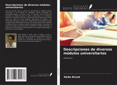Cover Descripciones de diversos módulos universitarios