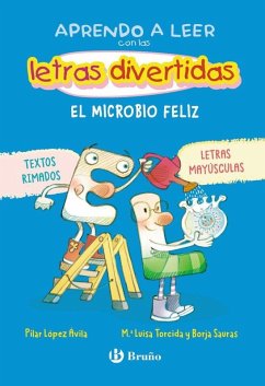 Cover Aprendo a leer con las letras divertidas, 7. El microbio feliz