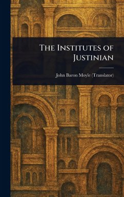 Cover The Institutes of Justinian