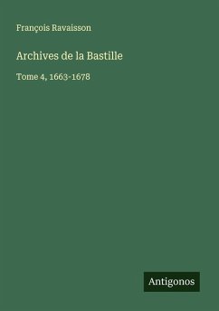 Cover Archives de la Bastille