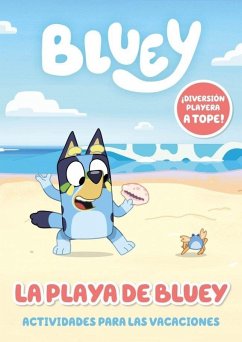 Cover Bluey. Actividades - Vamos a la playa. Actividades para las vacaciones