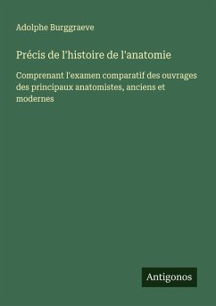 Cover Précis de l'histoire de l'anatomie