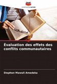 Évaluation des effets des conflits communautaires