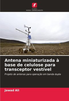 Cover Antena miniaturizada à base de celulose para transceptor vestível