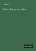 Essai sur la science des finances