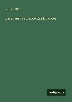 Cover Essai sur la science des finances