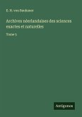 Archives néerlandaises des sciences exactes et naturelles