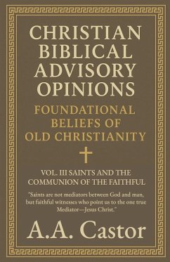 Cover Christian Biblical Advisory Opinions