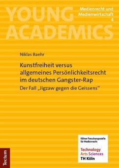 Cover Kunstfreiheit versus allgemeines Persönlichkeitsrecht im deutschen Gangster-Rap