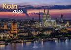 Köln 2026 Bildkalender A3 quer, spiralgebunden