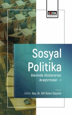 Cover Sosyal Politika - Alaninda Uluslararasi Arastirma 1