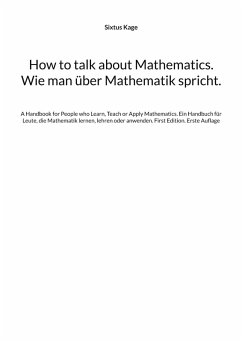 Cover How to talk about Mathematics. Wie man über Mathematik spricht. (eBook, PDF)