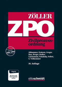 Cover Zivilprozessordnung ZPO