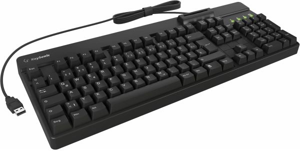 KeySonic KSK-8040U-CR Full-Size Tastatur Cardreader
