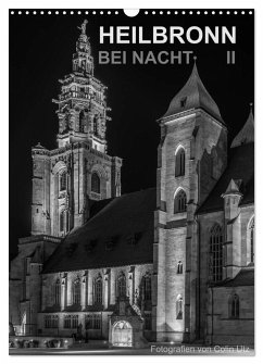 Cover Heilbronn bei Nacht 2 (Wandkalender 2026 DIN A3 hoch), CALVENDO Monatskalender