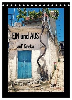 Cover Ein und Aus auf Kreta (Tischkalender 2026 DIN A5 hoch), CALVENDO Monatskalender