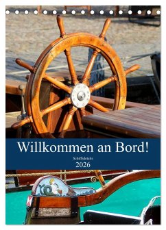 Cover Willkommen an Bord! Schiffsdetails 2026 (Tischkalender 2026 DIN A5 hoch), CALVENDO Monatskalender
