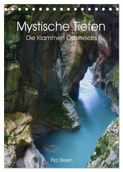 Cover Mystische Tiefen - Die Klammen Österreichs (Tischkalender 2026 DIN A5 hoch), CALVENDO Monatskalender