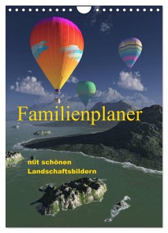 Cover Familienplaner mit schönen Landschaftsbildern (Wandkalender 2026 DIN A4 hoch), CALVENDO Monatskalender