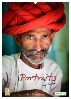 Portraits aus Indien (Wandkalender 2026 DIN A2 hoch), CALVENDO Monatskalender
