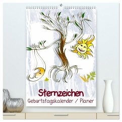 Cover Sternzeichen ¿ Geburtstagskalender / Planer (hochwertiger Premium Wandkalender 2026 DIN A2 hoch), Kunstdruck in Hochglanz