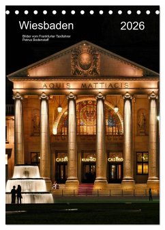 Wiesbaden Kalender 2026 Bilder vom Frankfurter Taxifahrer Petrus (Tischkalender 2026 DIN A5 hoch), CALVENDO Monatskalender