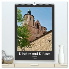 Cover Kirchen und Klöster in Deutschland (hochwertiger Premium Wandkalender 2026 DIN A2 hoch), Kunstdruck in Hochglanz