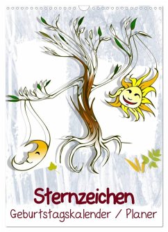 Cover Sternzeichen ¿ Geburtstagskalender / Planer (Wandkalender 2026 DIN A3 hoch), CALVENDO Monatskalender