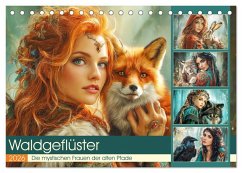 Cover Waldgeflüster. Die mystischen Frauen der alten Pfade (Tischkalender 2026 DIN A5 quer), CALVENDO Monatskalender