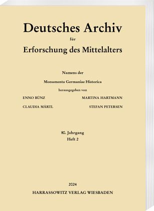 Deutsches Archiv für Erforschung des Mittelalters 80 (2024) 2