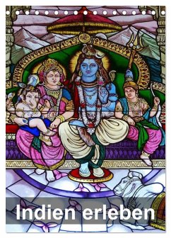 Indien erleben (Tischkalender 2026 DIN A5 hoch), CALVENDO Monatskalender