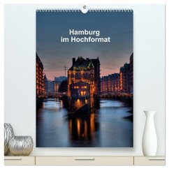 Cover Hamburg im Hochformat (hochwertiger Premium Wandkalender 2026 DIN A2 hoch), Kunstdruck in Hochglanz