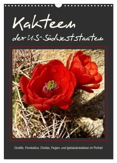 Cover Kakteen der US-Südweststaaten (Wandkalender 2026 DIN A3 hoch), CALVENDO Monatskalender