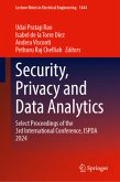 Security, Privacy and Data Analytics Security, Privacy and Data Analytics