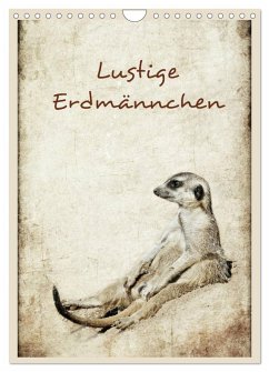 Cover Lustige Erdmännchen (Wandkalender 2026 DIN A4 hoch), CALVENDO Monatskalender