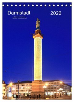 Darmstadt 2026 Bilder vom Frankfurter Taxifahrer Petrus Bodenstaff (Tischkalender 2026 DIN A5 hoch), CALVENDO Monatskalender