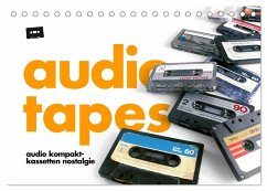 Cover Audio Tapes (Tischkalender 2026 DIN A5 quer), CALVENDO Monatskalender