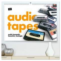 Cover Audio Tapes (hochwertiger Premium Wandkalender 2026 DIN A2 quer), Kunstdruck in Hochglanz