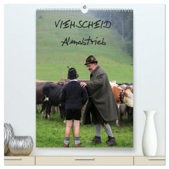 Viehscheid Almabtrieb (hochwertiger Premium Wandkalender 2026 DIN A2 hoch), Kunstdruck in Hochglanz