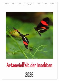 Cover Artenvielfalt der Insekten (Wandkalender 2026 DIN A4 hoch), CALVENDO Monatskalender