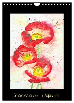 Impressionen in Aquarell (Wandkalender 2026 DIN A4 hoch), CALVENDO Monatskalender