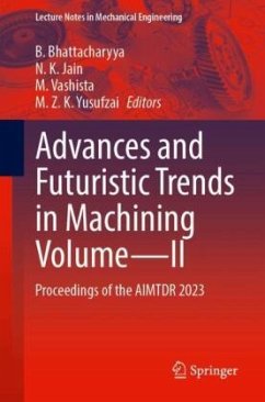 Cover Advances and Futuristic Trends in Machining Volume-II