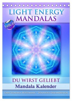 Cover Light Energy Mandalas - Kalender - Vol. 2 (Tischkalender 2026 DIN A5 hoch), CALVENDO Monatskalender