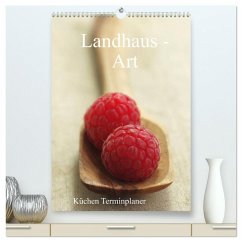 Cover Landhaus-Art - Küchen Terminplaner / Planer (hochwertiger Premium Wandkalender 2026 DIN A2 hoch), Kunstdruck in Hochglanz