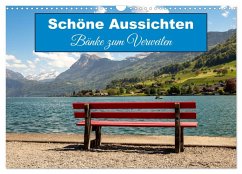 Cover Schöne Aussichten Bänke zum Verweilen (Wandkalender 2026 DIN A3 quer), CALVENDO Monatskalender