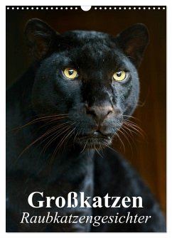 Großkatzen. Raubkatzengesichter (Wandkalender 2026 DIN A3 hoch), CALVENDO Monatskalender Cover Großkatzen. Raubkatzengesichter (Wandkalender 2026 DIN A3 hoch), CALVENDO Monatskalender