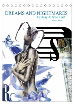 Cover Dreams and Nightmares - Fantasy & Sci-Fi Art / 2026 (Tischkalender 2026 DIN A5 hoch), CALVENDO Monatskalender